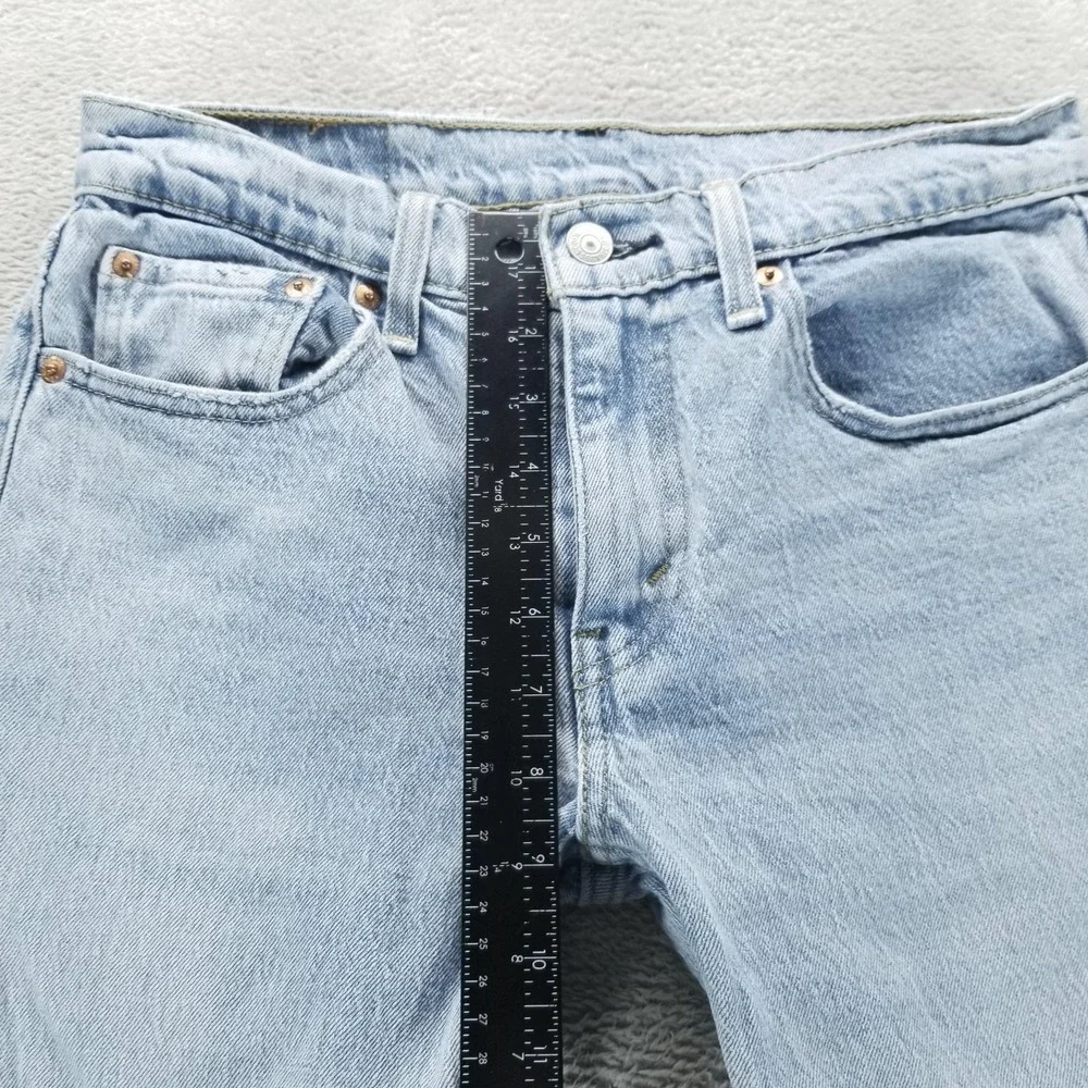 Levis 512 Jeans Mens 28x30 Blue‎ Slim Tapered Light Wash Stretch Mid Rise